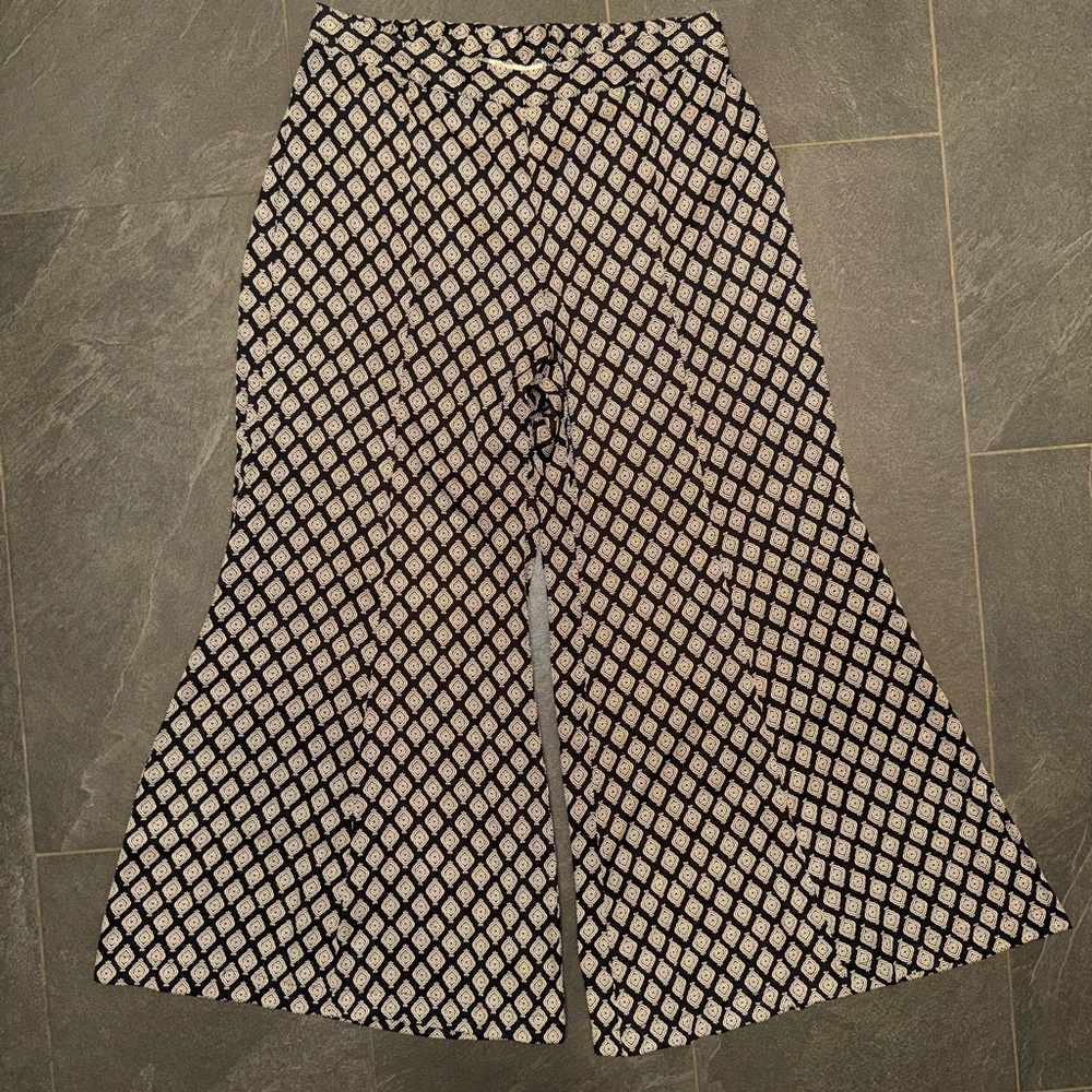 Anthropologie Saturday Sunday Black and White Patterned Pants